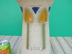 Arts & Crafts Roseville Mostique Arrowhead Motif 15 Art Pottery Vase