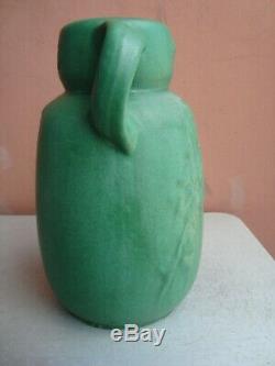 Arts & Crafts Weller Matte Green 11.5 Vase