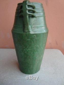 Arts & Crafts Weller Matte Green 11.5 Vase