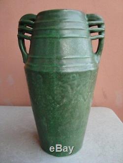 Arts & Crafts Weller Matte Green 11.5 Vase