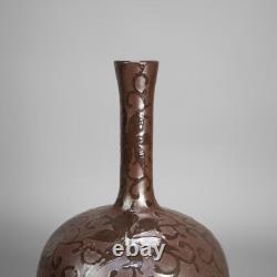 Arts & Crafts Weller or Roseville School Cut Back Floral Art Pottery Vase c1930