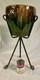 Arts And Crafts Art Deco Mid Century Planter Stand Robinson Ransbottom Large 8in