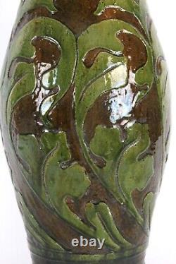 Arts and Crafts Belgian Pottery Art Nouveau Jugendstil Vlaams Aardewerk Vase