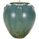 Arts And Crafts Drip Glaze Art Pottery Covered Jar Signed Paul, 20th Century