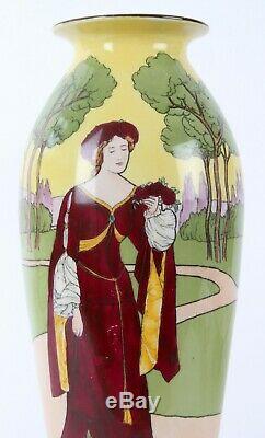 Arts and Crafts Frank Beardmore Spencer Edge Style Vase Pottery Frederick Rhead