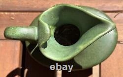 Arts and Crafts Hampshire Matte Green Pottery Pitcher Vase