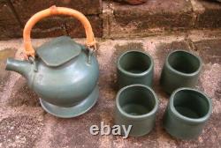 Asian Arts and Crafts Roycroft Pottery Revival Tea Set