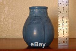 Awesome Vintage Rookwood Arts Crafts Cabinet Vase XXX 1930 #6094 Midnight Blue