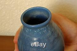 Awesome Vintage Rookwood Arts Crafts Cabinet Vase XXX 1930 #6094 Midnight Blue