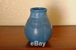 Awesome Vintage Rookwood Arts Crafts Cabinet Vase XXX 1930 #6094 Midnight Blue