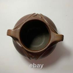 BIG 1913 Rookwood Pottery Double Handled Arts & Crafts Style Ombrosso w Tulip
