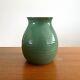 Bauer Style Ringware Pottery Green Arts Crafts Pottery Red-brown Clay Vase