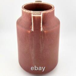 Beautiful 1922 Rookwood Art Pottery Handled Vase 2076 in a Mauve Matte Finish