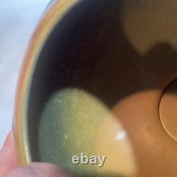 Beautiful 6 Antique Roseville Pottery Brown Pine Cone Arts & Crafts Vase Bowl