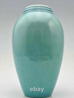 Beautiful, Rare Arts and Crafts Revival Hand-Thrown, Signed Manka Vase