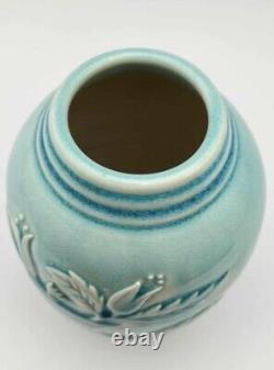 Beautiful, Rare Arts and Crafts Revival Hand-Thrown, Signed Manka Vase