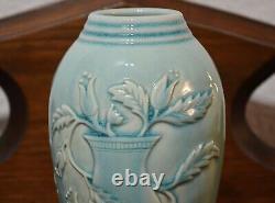 Beautiful, Rare Arts and Crafts Revival Hand-Thrown, Signed Manka Vase