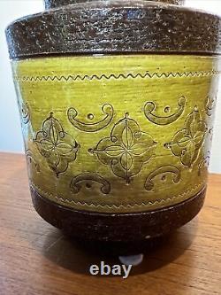 Bitossi (Italy)'Carta Florentina' in Mustard Yellow, 8.5 Vase
