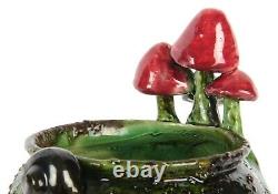 Blanche Vulliamy Arts and Crafts Wardle Pottery Rare Snail Toadstool Bowl Signed
