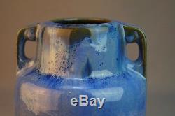 Blue Flambe Fulper Mission Arts & Crafts Pottery 9 Vase