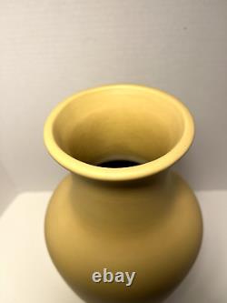 Bortner And Bortner Arts & Crafts Pottery Terracotta Matte Yellow Chelsea Vase