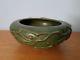 Bowl Peters Reed Art Pottery Vines Pereco Matte Green Arts & Crafts Mission Vtg