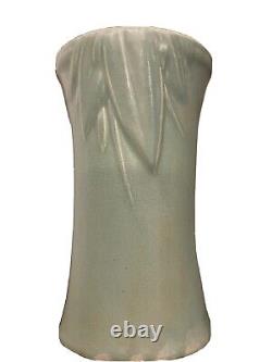 Brush McCoy Corset Vase Arts and Crafts Matte Green