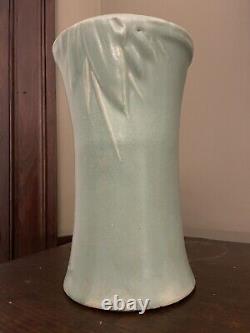 Brush McCoy Corset Vase Arts and Crafts Matte Green