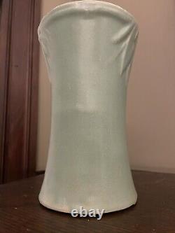 Brush McCoy Corset Vase Arts and Crafts Matte Green