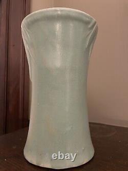 Brush McCoy Corset Vase Arts and Crafts Matte Green