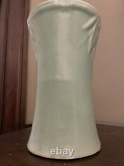 Brush McCoy Corset Vase Arts and Crafts Matte Green