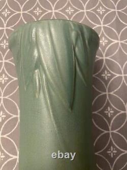 Brush McCoy Corset Vase Arts and Crafts Matte Green