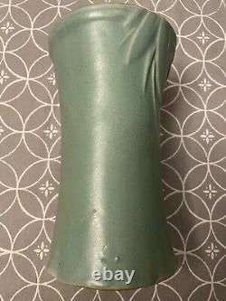 Brush McCoy Corset Vase Arts and Crafts Matte Green