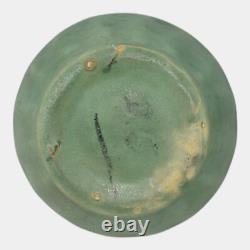Brush McCoy Vintage Arts And Crafts Pottery Matte Green Ceramic Vase 748