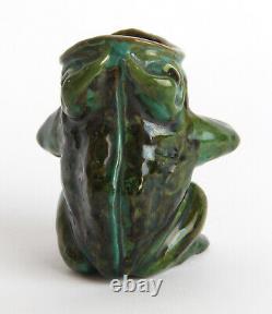 C. H Brannam Pottery Arts and Crafts Frog Grotesque Devon