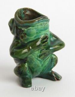 C. H Brannam Pottery Arts and Crafts Frog Grotesque Devon