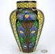 C1900 Wileman Foley Arts & Crafts English Pottery Vase Intarsio Frederick Rhead