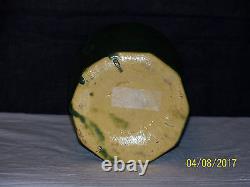 C1905 Arts & Crafts Mission Style Zanesville#203 Cucumber Glaze Art Pottery Vase