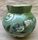 Ch Brannam Blue & Green Arts & Crafts Art Pottery Fish Vase Circa 1909