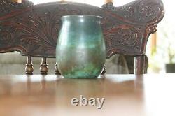 CLEWELL POTTERY 5.25 TALL ARTS AND CRAFTS VASE Signed Numbered