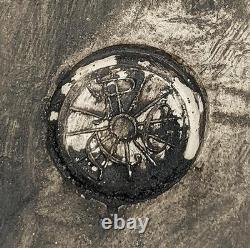 COMPTON POTTERS GUILD ARTS & CRAFTS POTTERY PLAQUE OF THE VIRGIN & CHILD c1920