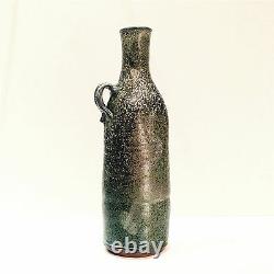 CYNTHIA BRINGLE Tall Green Jug Vase PENLAND School of Crafts Museum NC Pottery