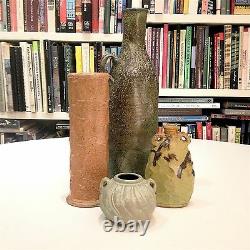 CYNTHIA BRINGLE Tall Green Jug Vase PENLAND School of Crafts Museum NC Pottery