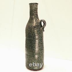 CYNTHIA BRINGLE Tall Green Jug Vase PENLAND School of Crafts Museum NC Pottery