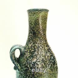 CYNTHIA BRINGLE Tall Green Jug Vase PENLAND School of Crafts Museum NC Pottery