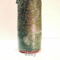 CYNTHIA BRINGLE Tall Green Jug Vase PENLAND School of Crafts Museum NC Pottery