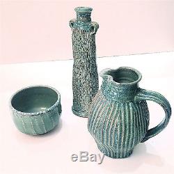 CYNTHIA BRINGLE Turquoise Pitcher PENLAND School of Crafts Museum NC Pottery