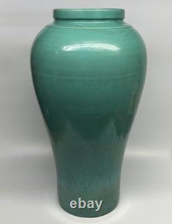 California Art pottery Vase Meyers Rainbow Bauer Oil Jar Era Big One! Early 1930