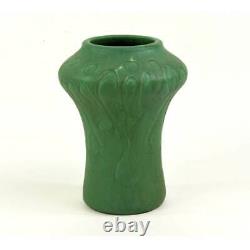 Cambridge Art Pottery Matte Green Arts And Crafts 8 Tall Vase