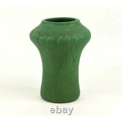 Cambridge Art Pottery Matte Green Arts And Crafts 8 Tall Vase